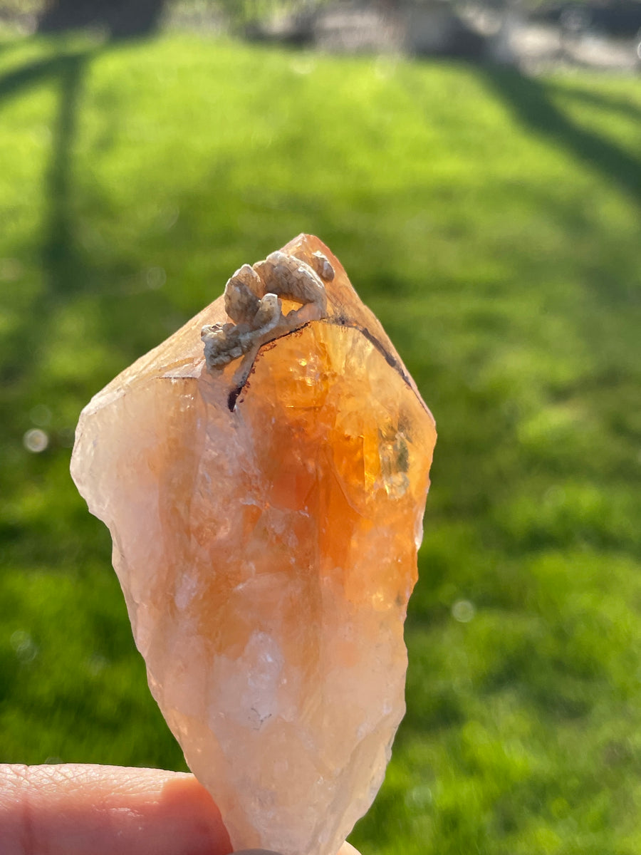 Citrine Points Slight imperfections