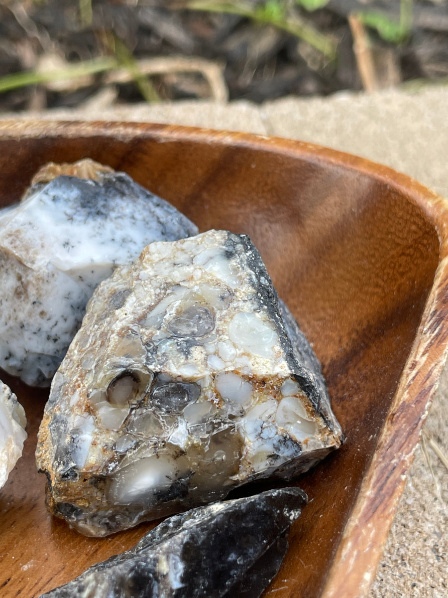 Raw Dendric Agate