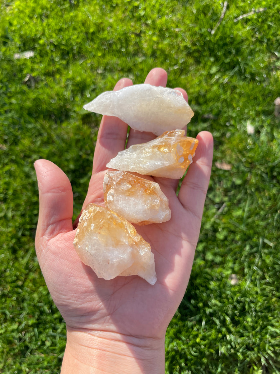 Citrine Points Slight imperfections