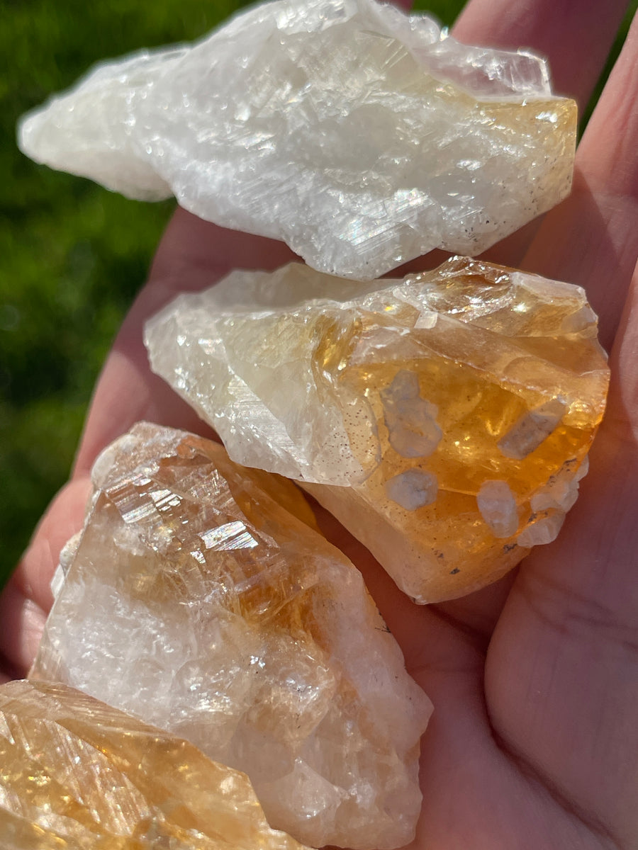 Citrine Points Slight imperfections