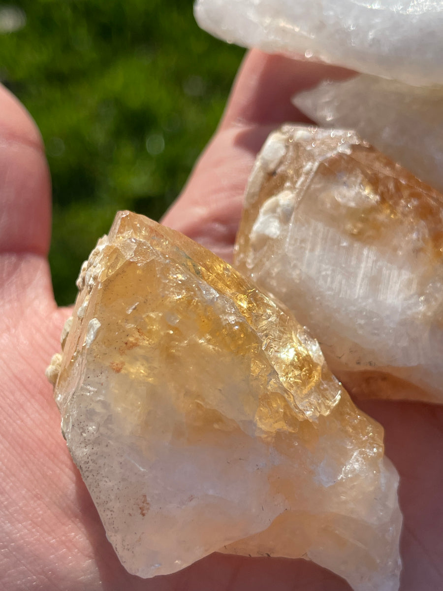 Citrine Points Slight imperfections