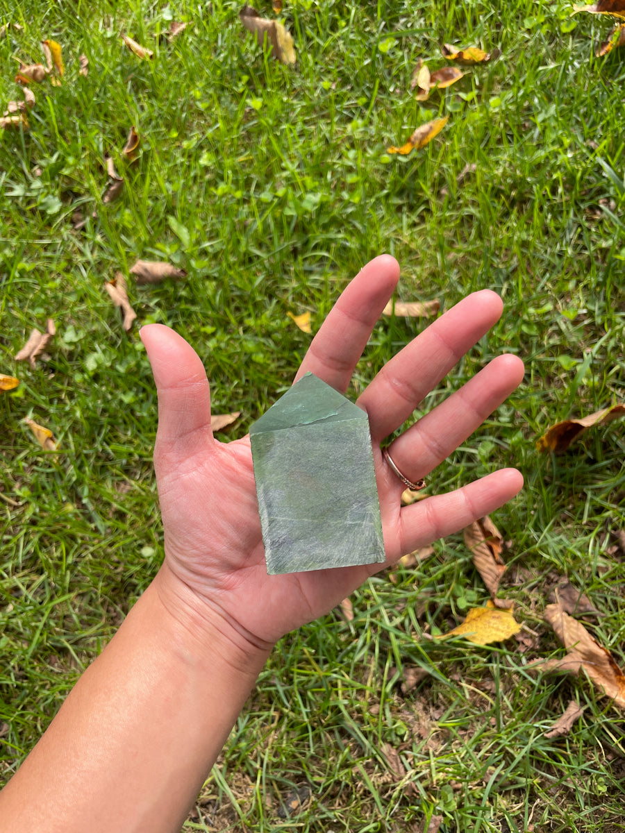 Green Jadeite/Jade Top polished