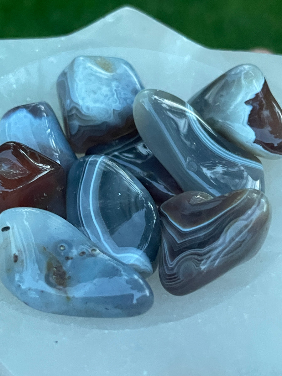 Botswanan Agate tumble