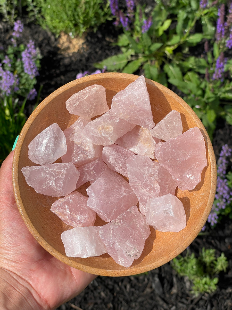 Raw Rose Quartz
