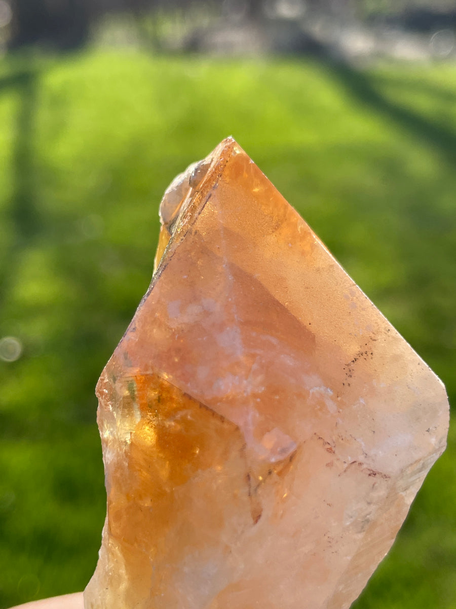 Citrine Points Slight imperfections