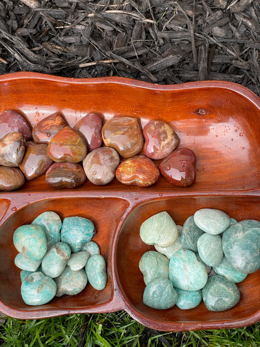 Amazonite pocket heart