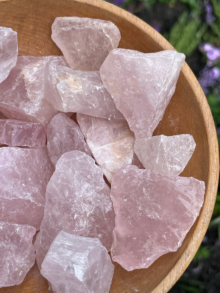 Raw Rose Quartz
