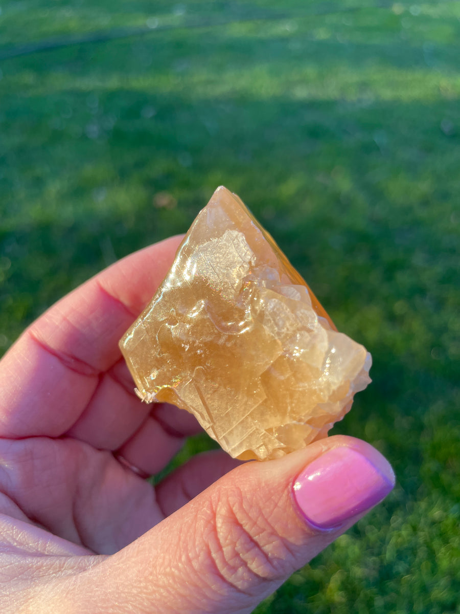 Honey Calcite Raw