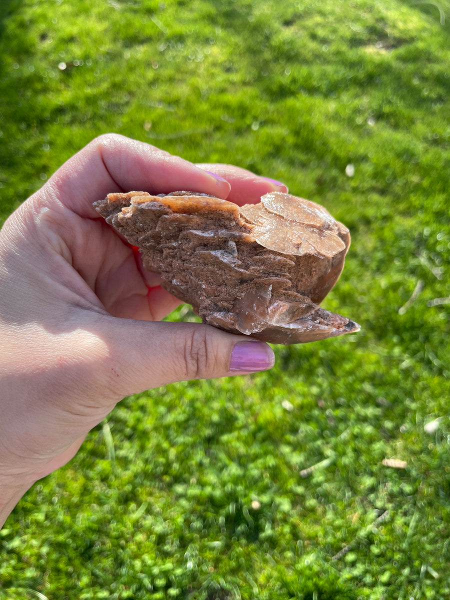 Selenite Desert rose largest in the shop