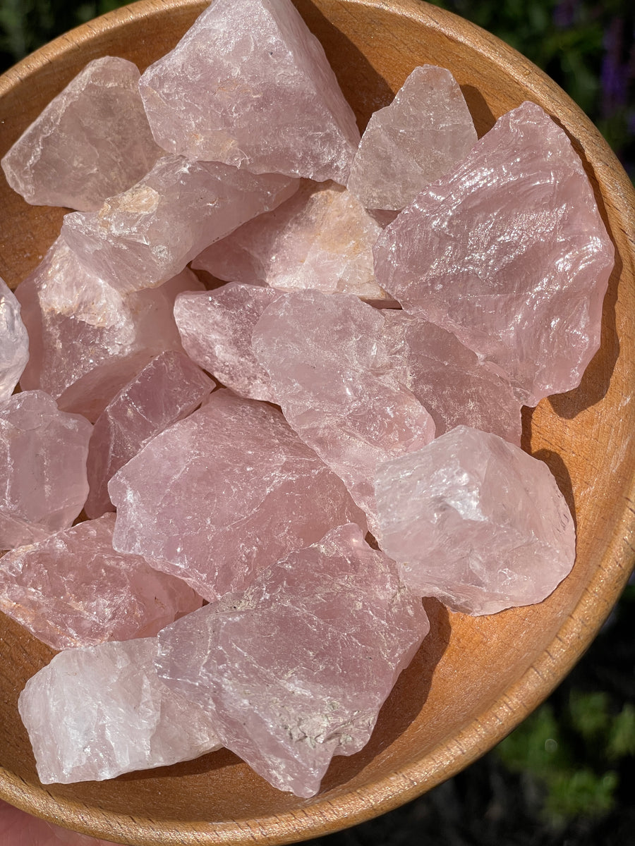 Raw Rose Quartz