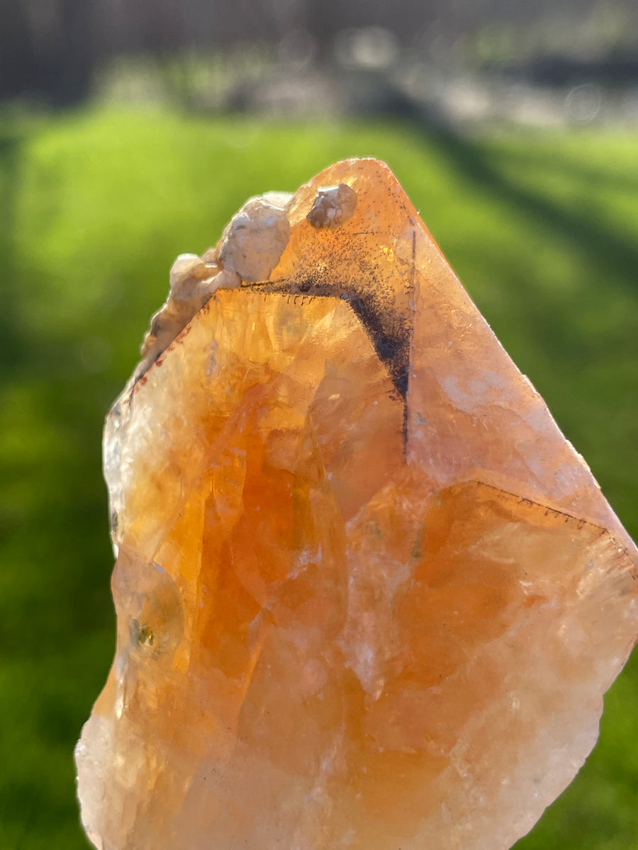 Citrine Points Slight imperfections