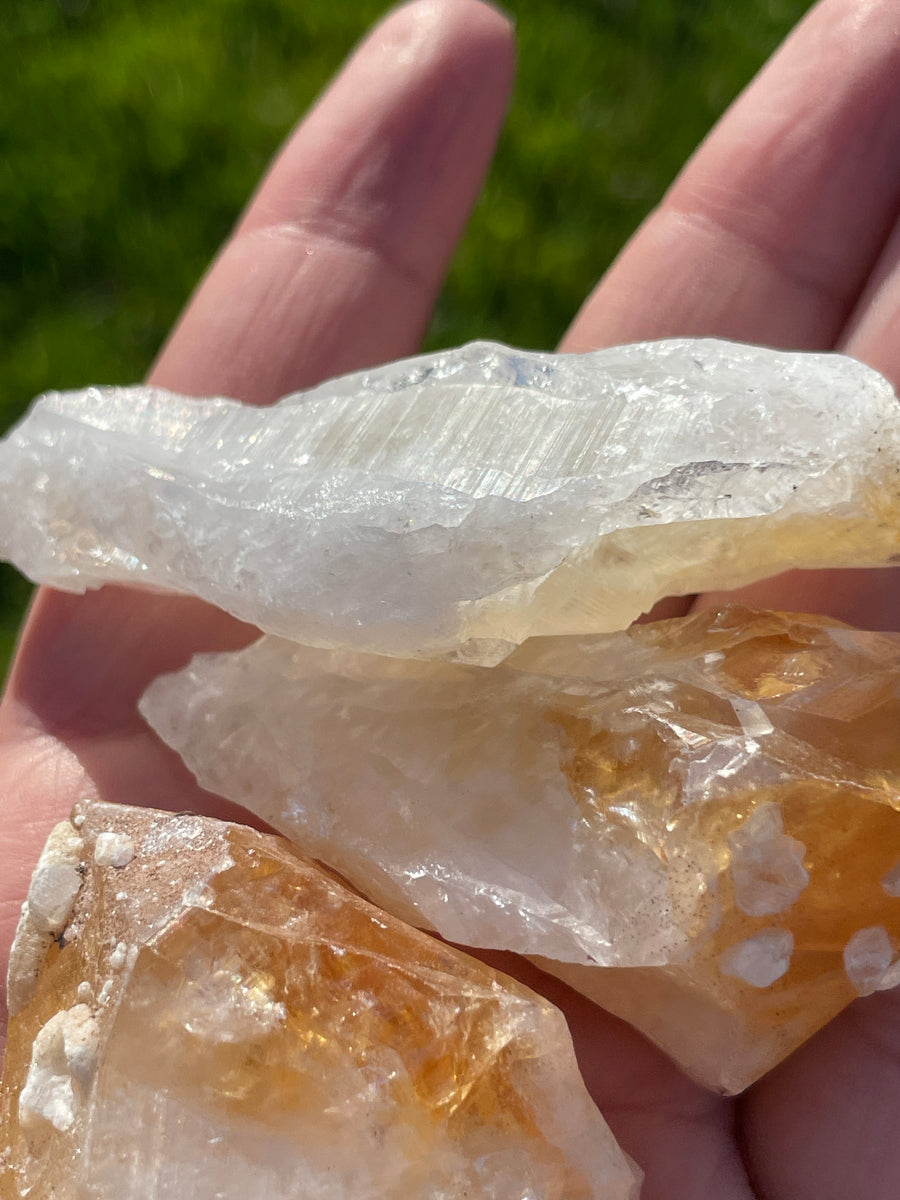 Citrine Points Slight imperfections