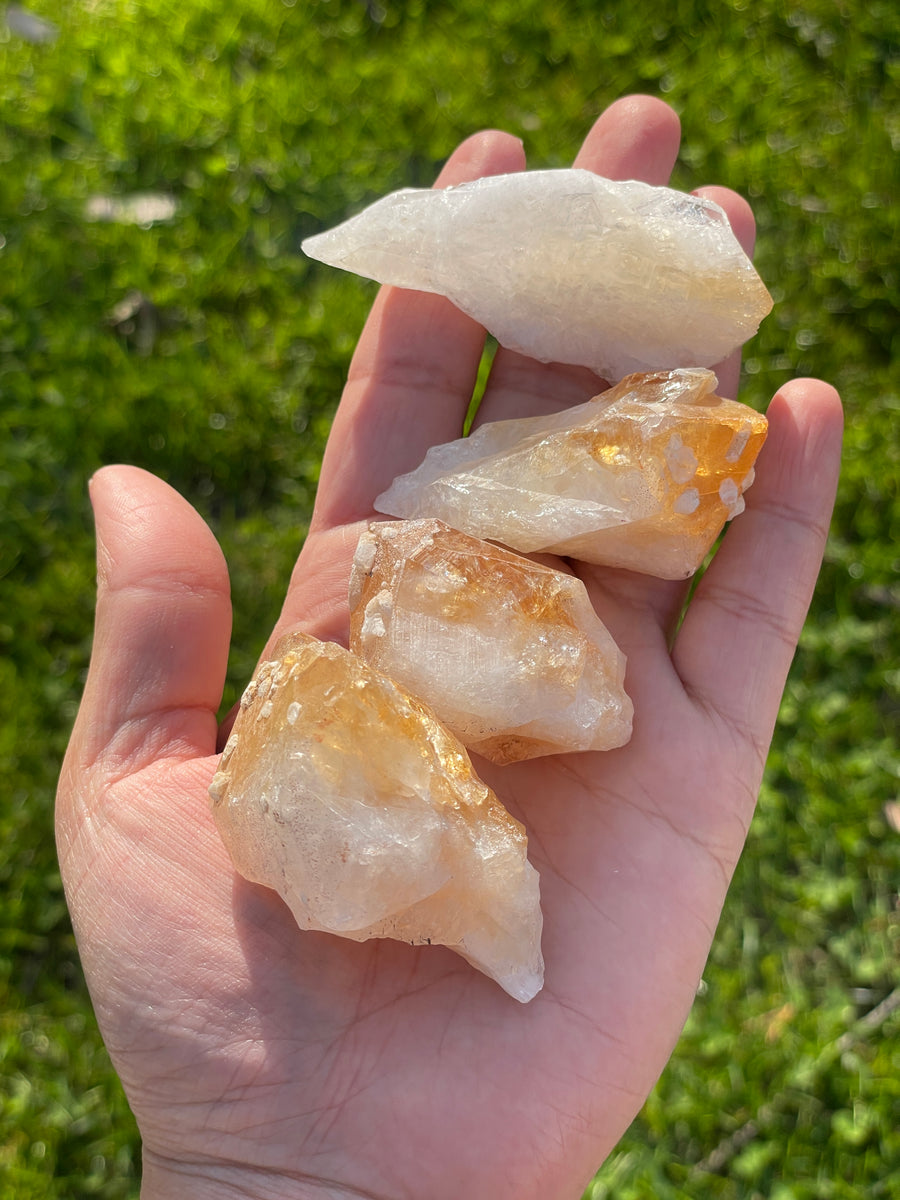 Citrine Points Slight imperfections