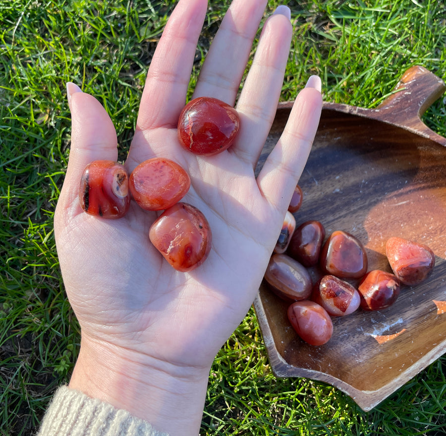 High quality Carnelian Tumble