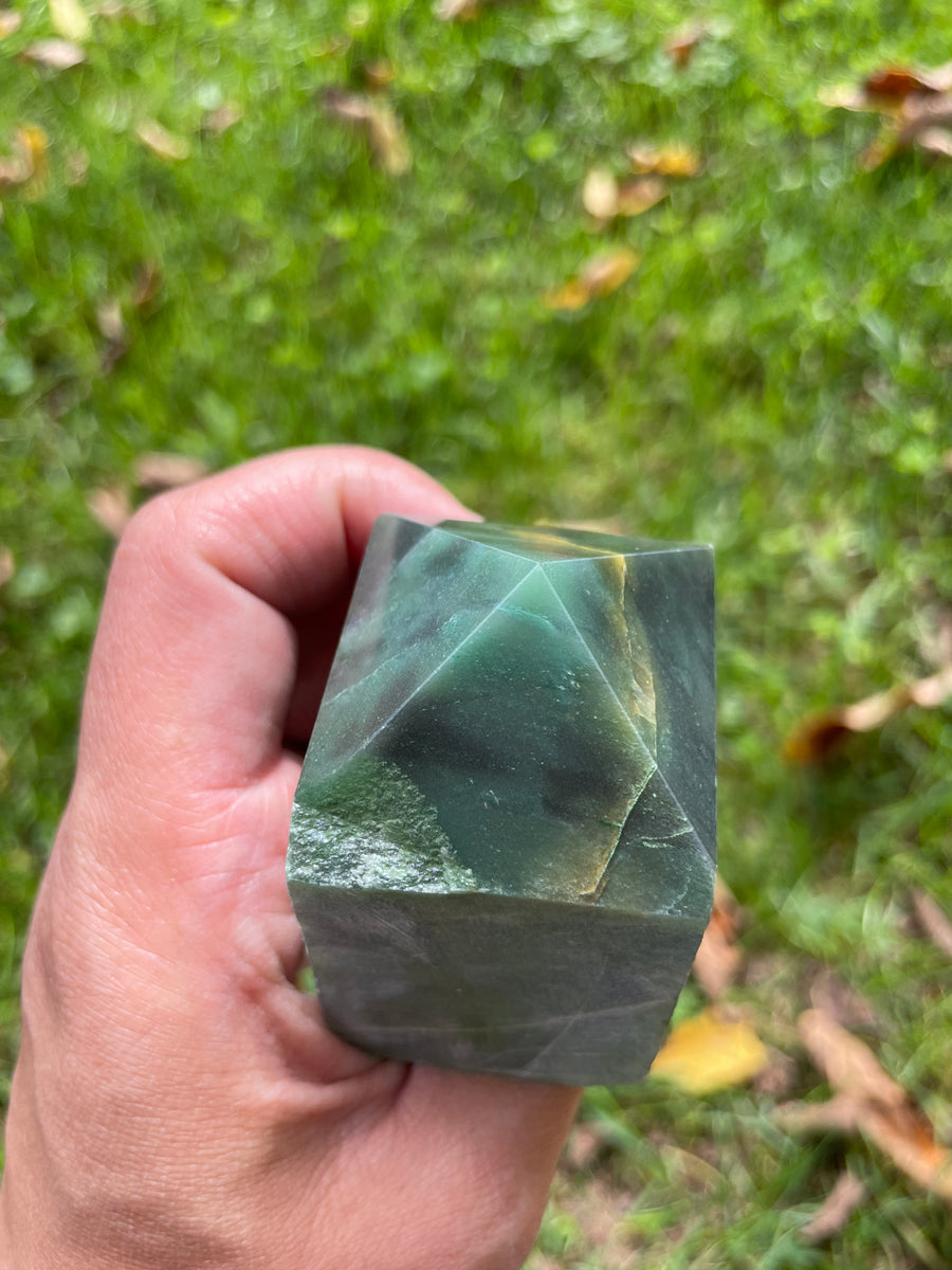 Green Jadeite/Jade Top polished