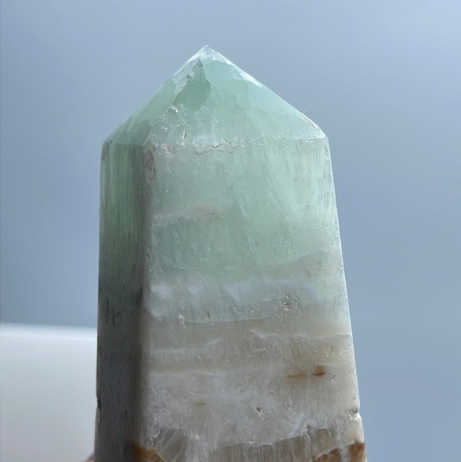 Caribbean calcite tower 4.4” tall