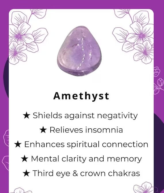 Amethyst point (smallest size in shop)