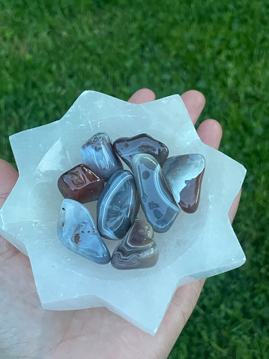 Botswanan Agate tumble