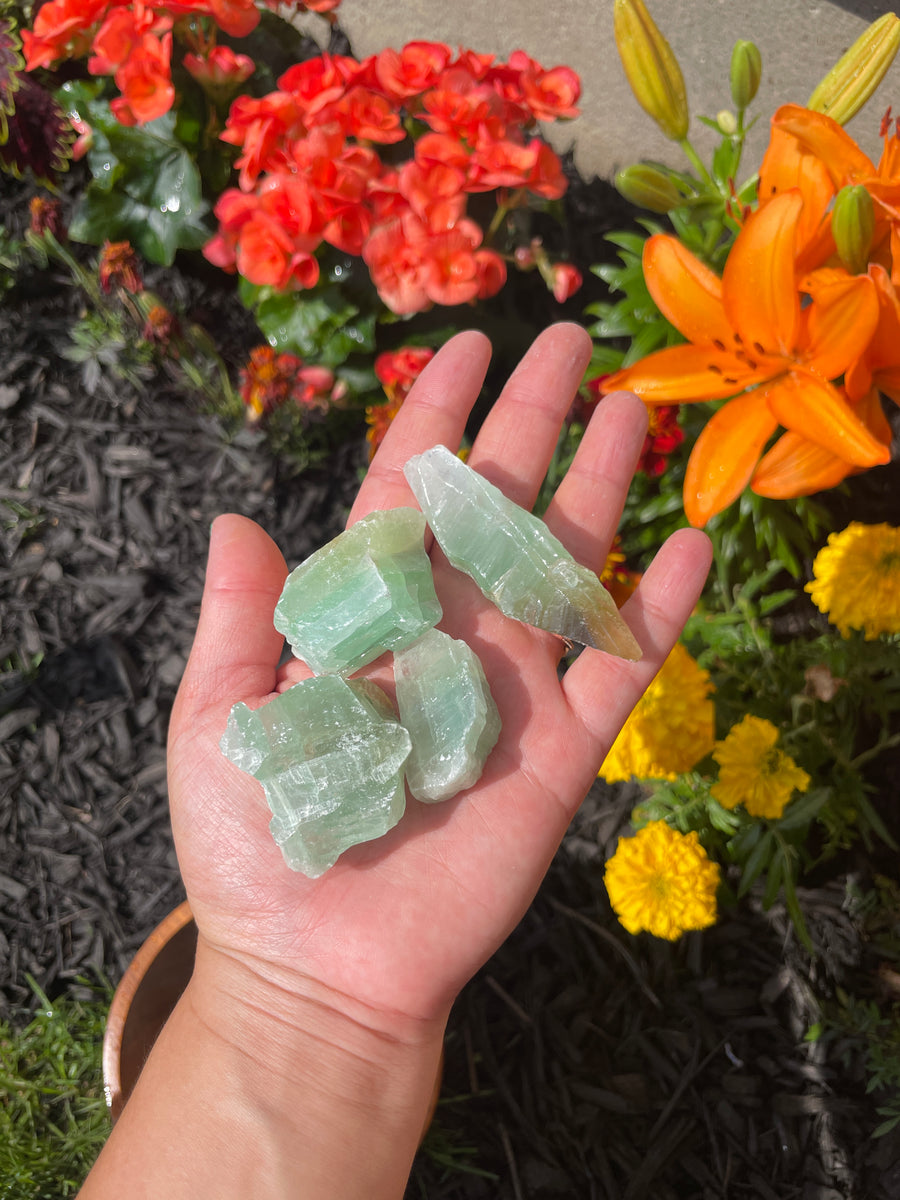 Lime green calcite