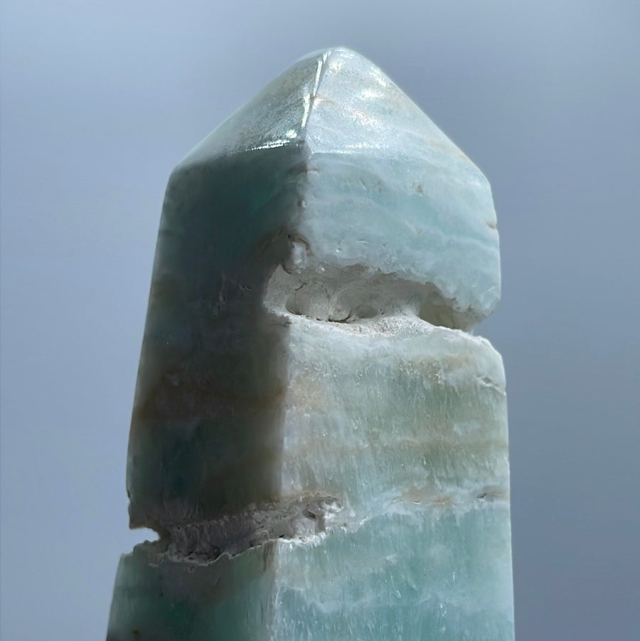 Caribbean calcite tower 5.7” tall