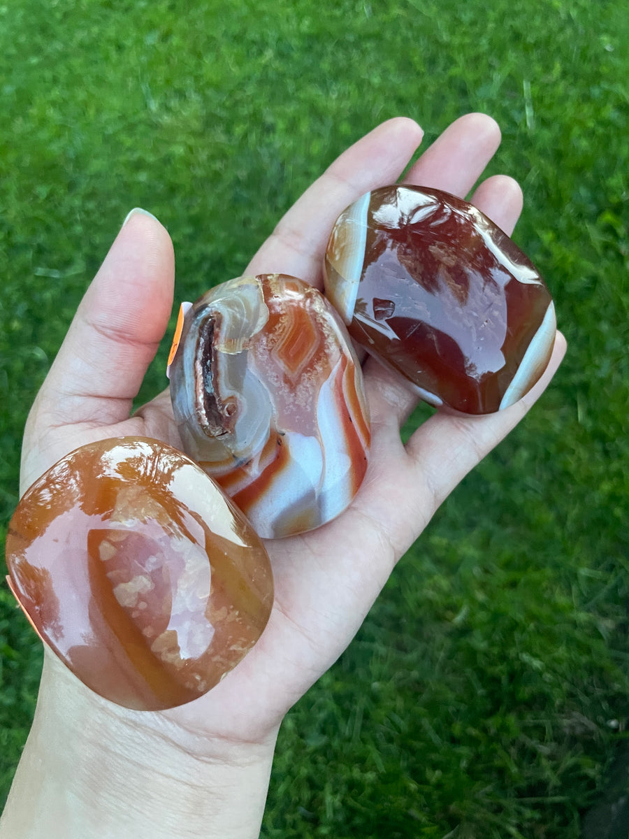 Carnelian Palm stone