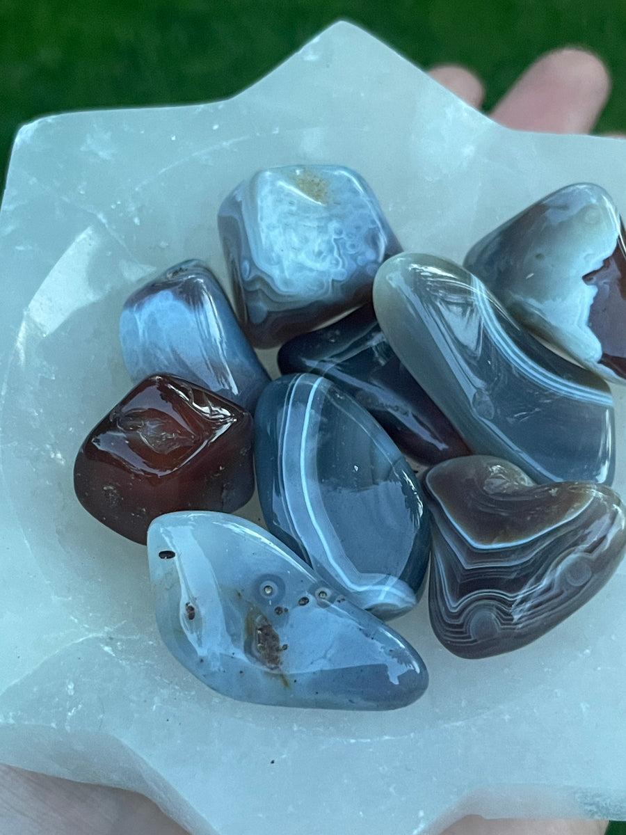 Botswanan Agate tumble