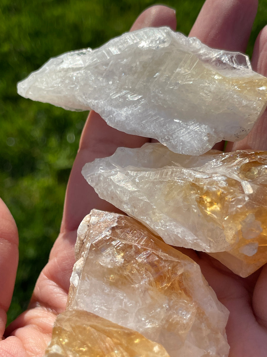 Citrine Points Slight imperfections