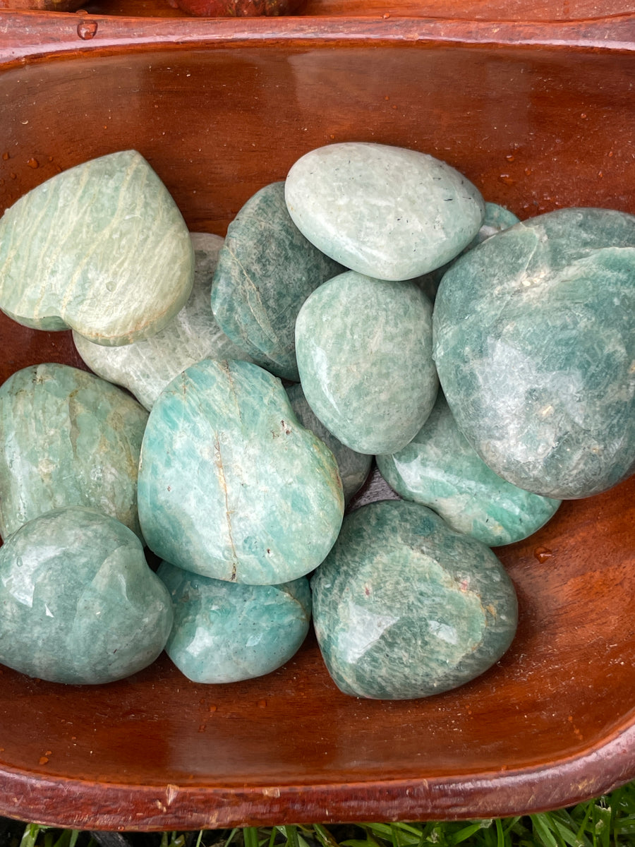Amazonite pocket heart