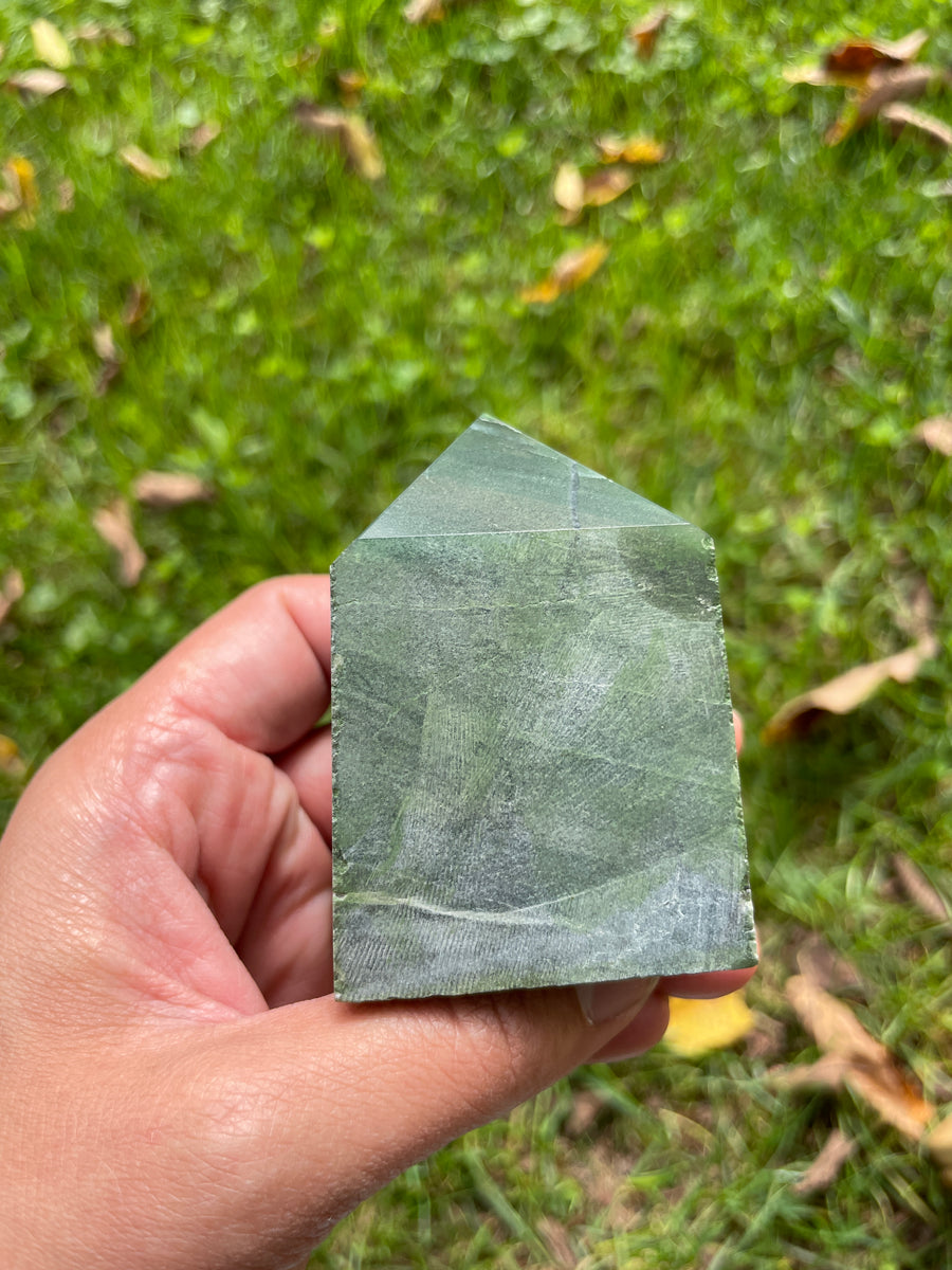 Green Jadeite/Jade Top polished