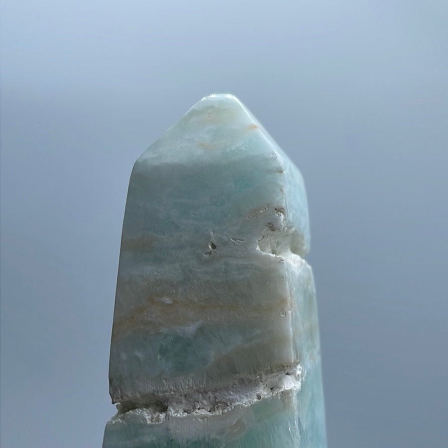 Caribbean calcite tower 5.7” tall