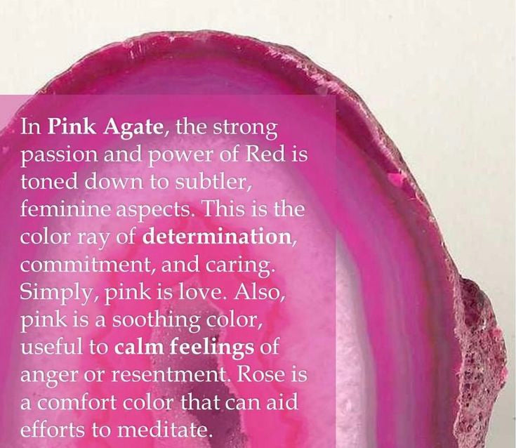 Pink Agate ring size 6