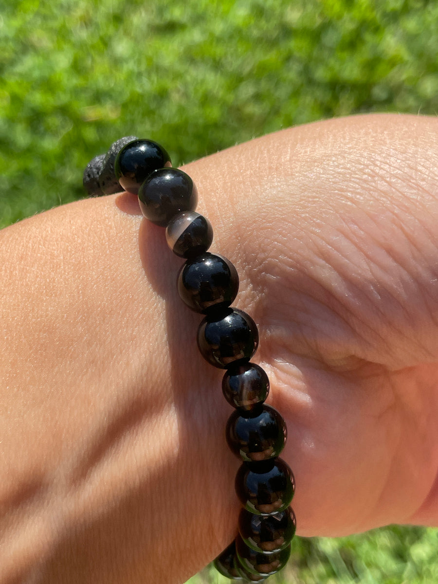 Evil eye bracelet protection and stress relief