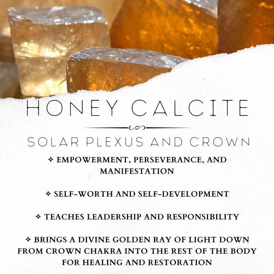 Honey Calcite Raw