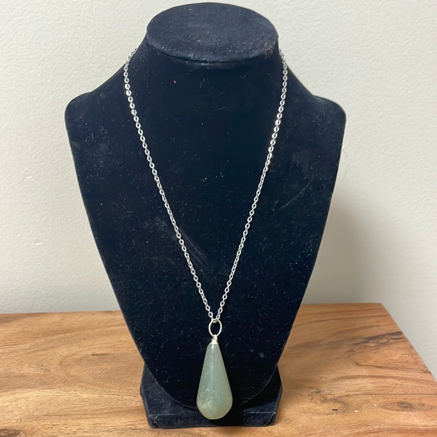 Green aventurine necklace