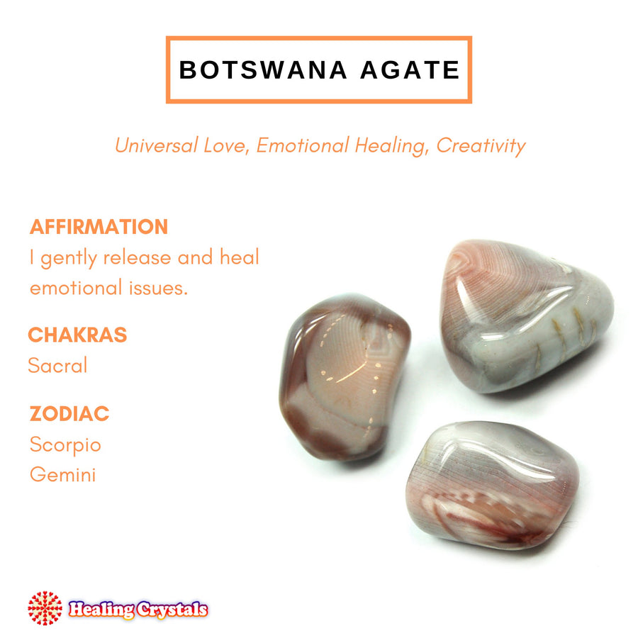 Botswanan Agate tumble