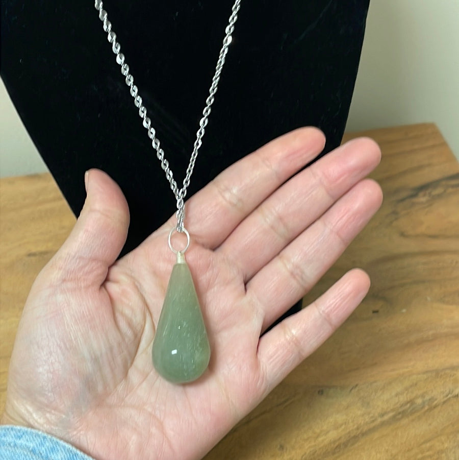 Green aventurine necklace